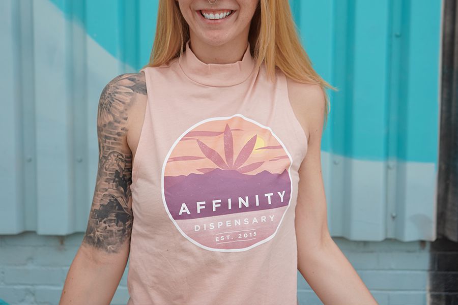 Cannabis Peach Sunset Shirt